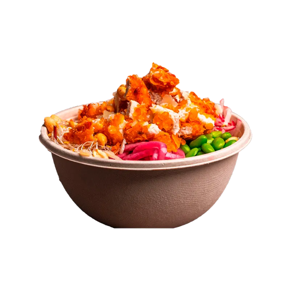 Salat - crispy chicken